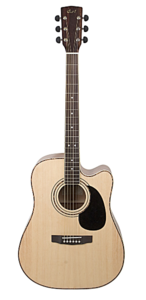 גיטרה אקוסטית מוגברת Cort AD880CE NS