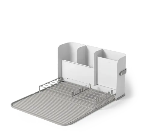 מתקן ייבוש כלים SLING לבן ואפור אומברה | Umbra Sling Dish Rack