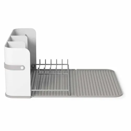 מתקן ייבוש כלים SLING לבן ואפור אומברה | Umbra Sling Dish Rack
