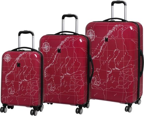 סט מדהים 3 מזוודות קשיחות קלות משקל it luggage  IT  International Traveller