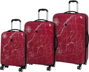 סט מדהים 3 מזוודות קשיחות קלות משקל it luggage IT International Traveller