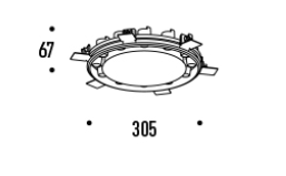 שקוע טרימלס RING DOTS S30   
