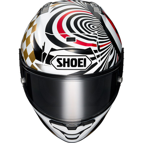 קסדת שואי מלאה שחור / לבן / זהב -  SHOEI X-SPR PRO MARQUEZ MOTEGI 4 TC-1