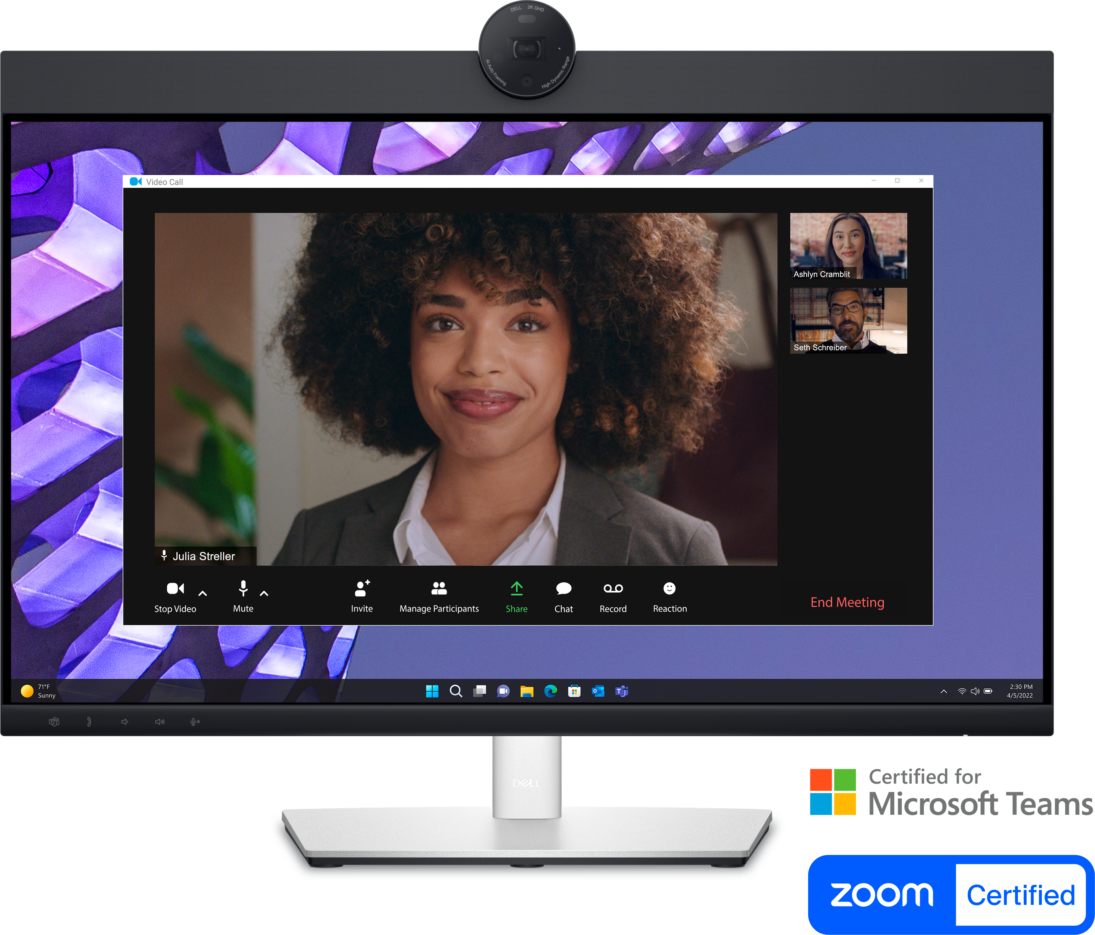 מסך מחשב ‏23.8 ‏אינטש Dell P2424HEB Full HD דל