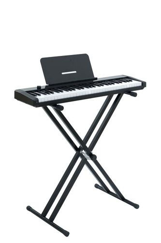 פסנתר חשמלי נטען 61 קלידים חצי שקולים M2 תצוגת טאץ' ו- Bluetooth כולל פדאל ססטיין מבית PEARL RIVER