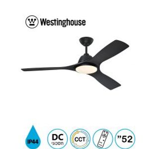 מאוורר תקרה ג'סיקה CCT 52" Jessica שחור Westinghouse