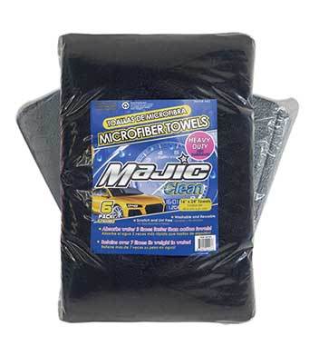 02443 Heavy Duty Microfiber Cloths, 6-Pack 
