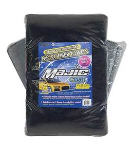 02443 Heavy Duty Microfiber Cloths, 6-Pack 