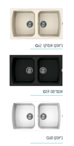 כיור מטבח ליווינג 86/50 מק