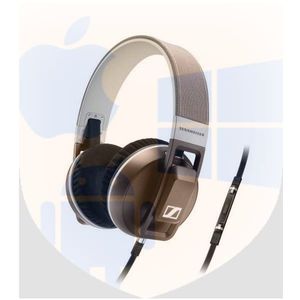 אוזניות עם דיבורית Sennheiser Urbanite צבע חום-חול | מוצר מתצוגה!