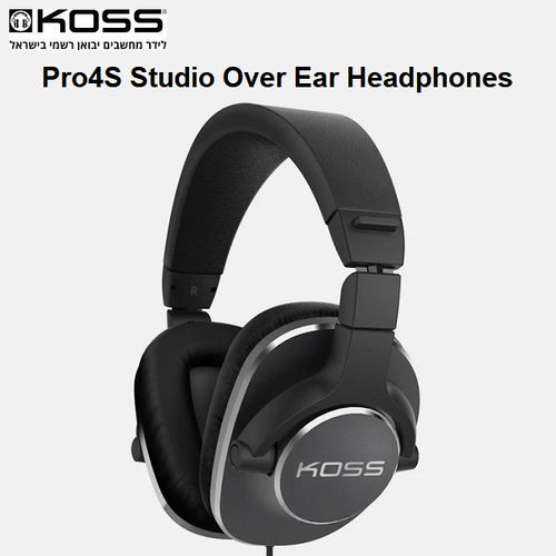 אוזניות אולפן חוטיות מעל אוזן KOSS Pro4S