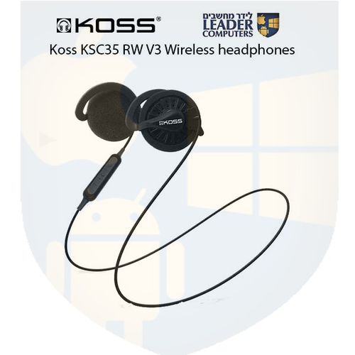 אוזניות קליפס ספורט על אוזן אלחוטיות Koss KSC35 RW V3