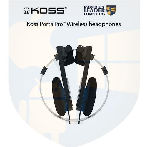 אוזניות אלחוטיות עם מיקרופון מובנה Koss Porta Pro® Wireless