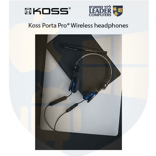 אוזניות אלחוטיות עם מיקרופון מובנה Koss Porta Pro® Wireless