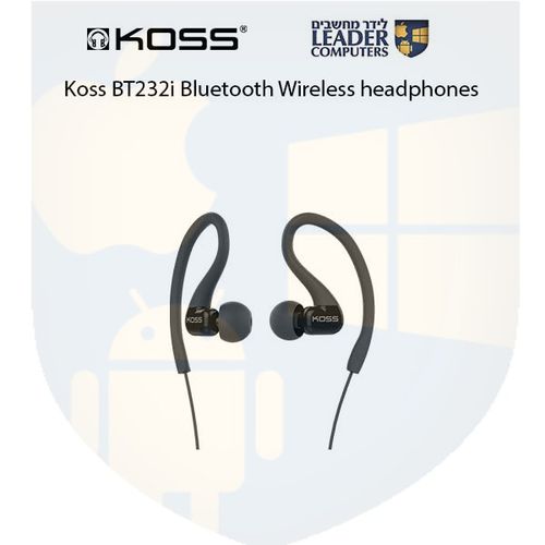 אוזניות ספורט אלחוטיות עם מיקרופון מובנה Koss BT232i Bluetooth