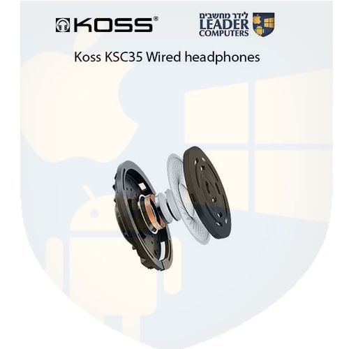 אוזניות קליפס על אוזן חוטיות Koss KSC35