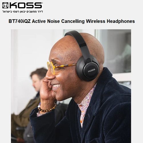 אוזניות בלוטוס מעל האוזן Koss BT740iQZ ANC
