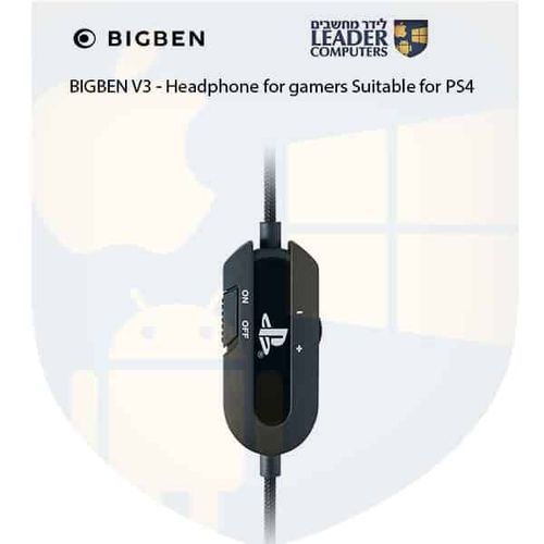 אוזניות לגיימרים מתאים ל BIGBEN V3 | PS4