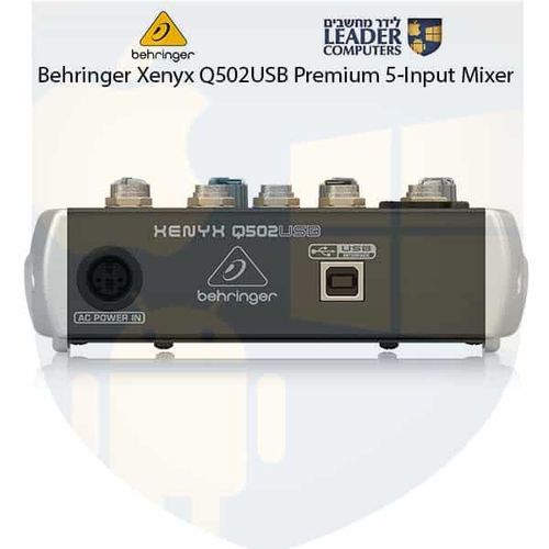 מיקסר משולב כרטיס קול Behringer XENYX Q502USB