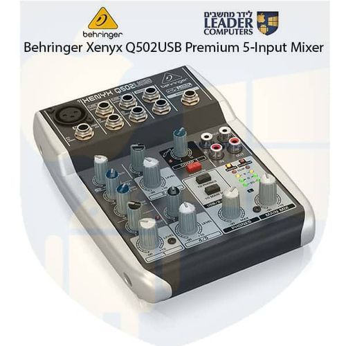 מיקסר משולב כרטיס קול Behringer XENYX Q502USB