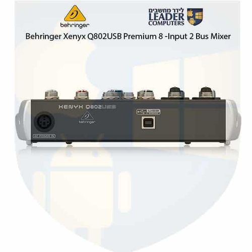 מיקסר משולב כרטיס קול Behringer XENYX Q802USB