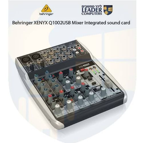 מיקסר משולב כרטיס קול Behringer XENYX Q1002USB