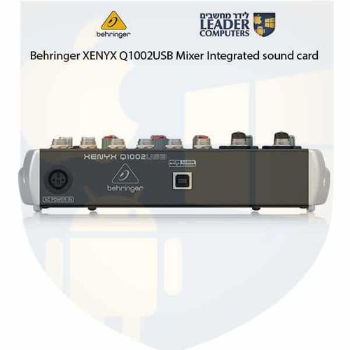 מיקסר משולב כרטיס קול Behringer XENYX Q1002USB