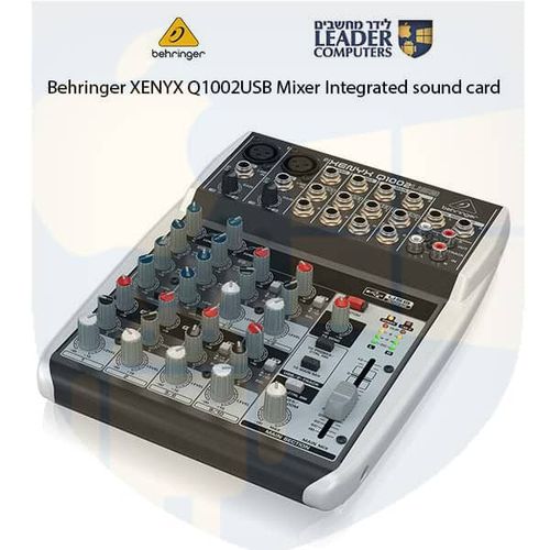 מיקסר משולב כרטיס קול Behringer XENYX Q1002USB