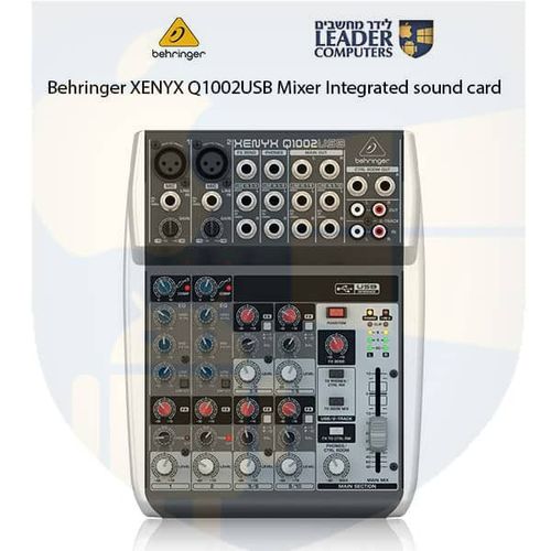 מיקסר משולב כרטיס קול Behringer XENYX Q1002USB