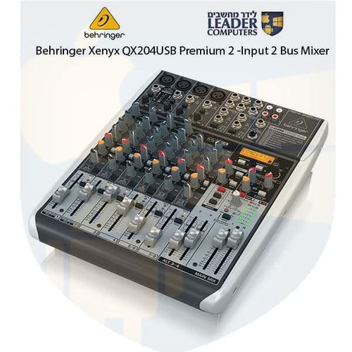 מיקסר משולב כרטיס קול Behringer XENYX QX1204USB