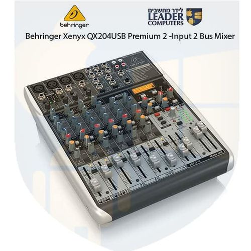 מיקסר משולב כרטיס קול Behringer XENYX QX1204USB