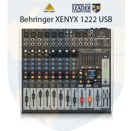 מיקסר משולב כרטיס קול Behringer XENYX X1222USB
