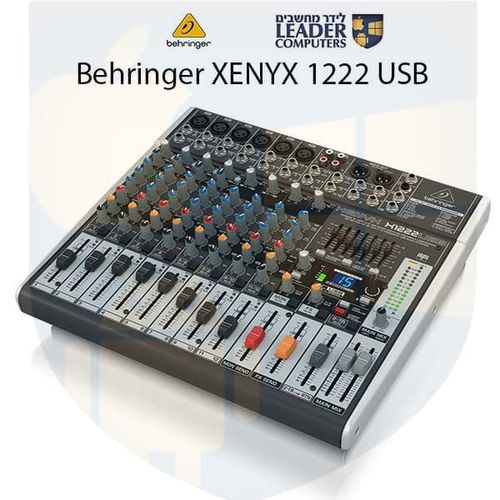 מיקסר משולב כרטיס קול Behringer XENYX X1222USB