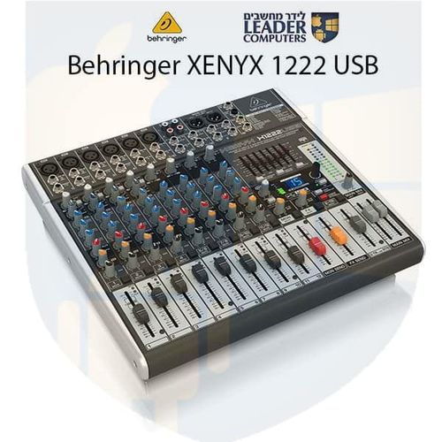 מיקסר משולב כרטיס קול Behringer XENYX X1222USB