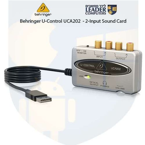 כרטיס קול כניסה 1 | Behringer U-CONTROL UCA202
