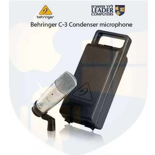 מיקרופון קונדנסר מקצועי עם דיאפרגמה רחבה Behringer C-3