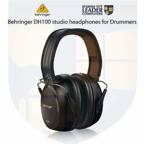 אוזניות סגורות למתופפים Behringer DH100 לאולפן