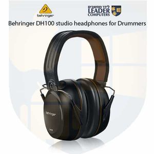 אוזניות סגורות למתופפים Behringer DH100 לאולפן