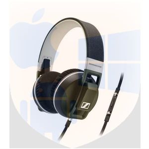 אוזניות עם דיבורית Sennheiser Urbanite XL צבע זית, תואם אייפון, אייפוד ואייפאד סמארטפונים והטאבלטים | מוצר מתצוגה!