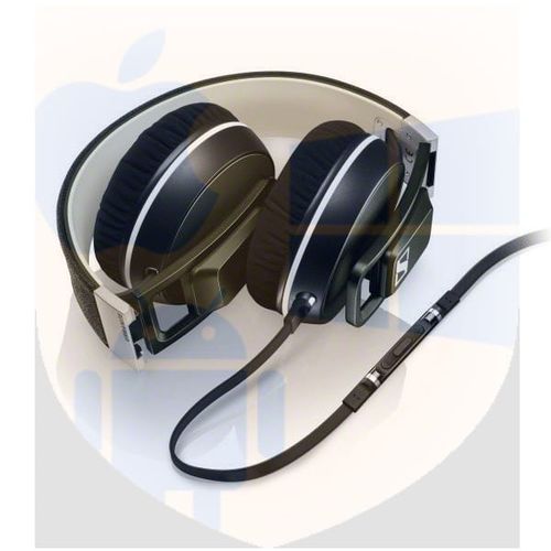 אוזניות עם דיבורית Sennheiser Urbanite XL צבע זית, תואם אייפון, אייפוד ואייפאד סמארטפונים והטאבלטים | מוצר מתצוגה!