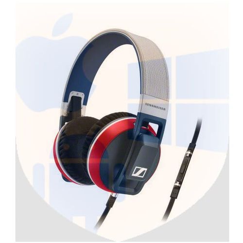 אוזניות עם דיבורית Sennheiser Urbanite XL צבע אדום, תואם אייפון, אייפוד ואייפאד סמארטפונים והטאבלטים | מוצר מתצוגה!