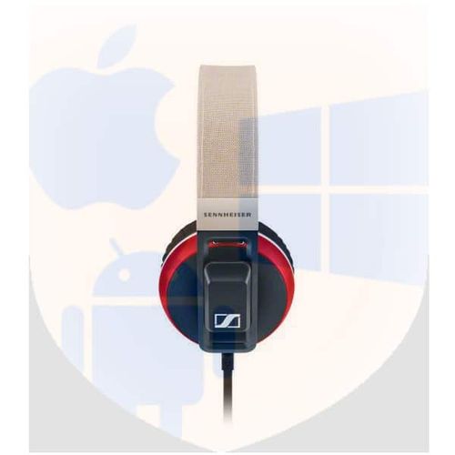 אוזניות עם דיבורית Sennheiser Urbanite XL צבע אדום, תואם אייפון, אייפוד ואייפאד סמארטפונים והטאבלטים | מוצר מתצוגה!