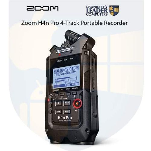 מכשיר הקלטה נייד Zoom H4n pro שחור