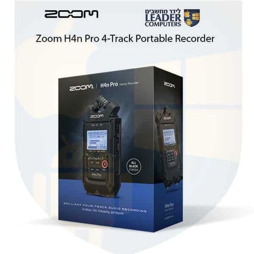 מכשיר הקלטה נייד Zoom H4n pro שחור