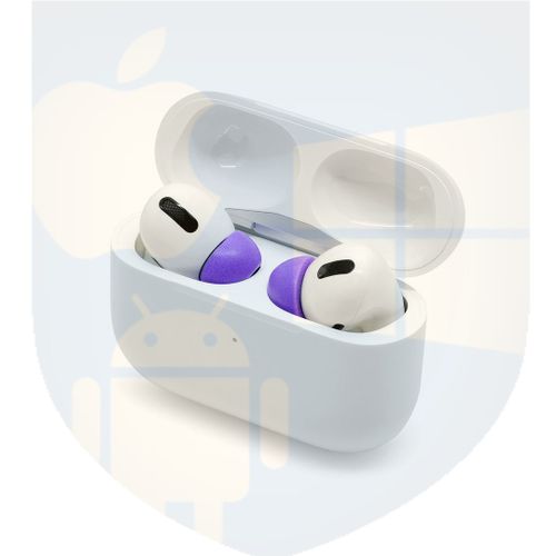 טיפים לאוזניות AirPods Pro | מתאמי סיליקון | אטמי ספוג | במידה גדול L | צבע סגול | ADV EARTUNE FIDELITY UF-A