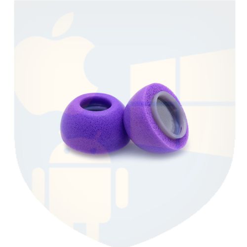 טיפים לאוזניות AirPods Pro | מתאמי סיליקון | אטמי ספוג | במידה גדול L | צבע סגול | ADV EARTUNE FIDELITY UF-A
