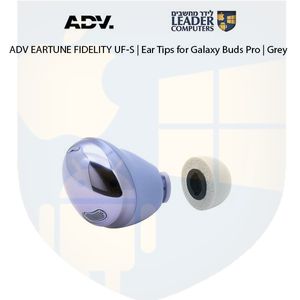 טיפים לאוזניות Samsung Galaxy Buds Pro | מתאמי סיליקון | אטמי ספוג | במידות S, M, L | צבע אפור | ADV EARTUNE FIDELITY UF-S