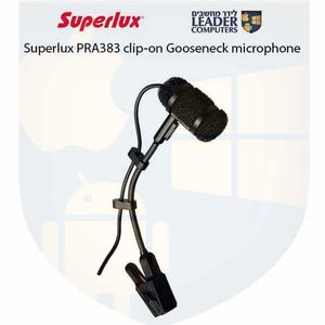 מיקרופון לכלי נשיפה עם טופסן Superlux PRA383