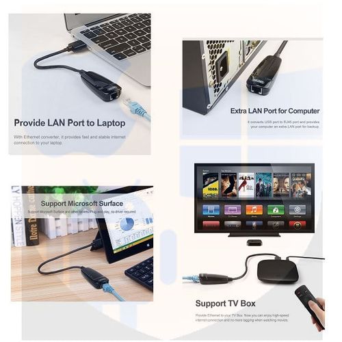כרטיס רשת בחיבור USB | ממיר מ-USB ל-RJ45, דגם Y-1466 UNITEK