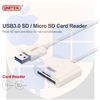 קורא כרטיסי SD ומיקרו SD בחיבור USB3.0, דגם Unitek Y-9321